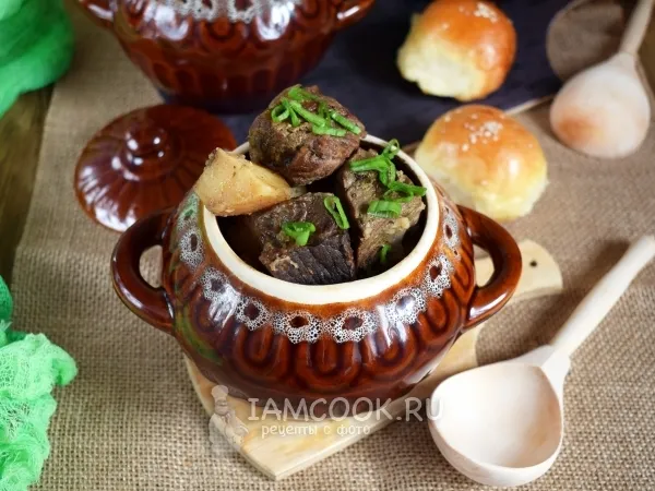 Фото блюда: Жаркое из лосятины