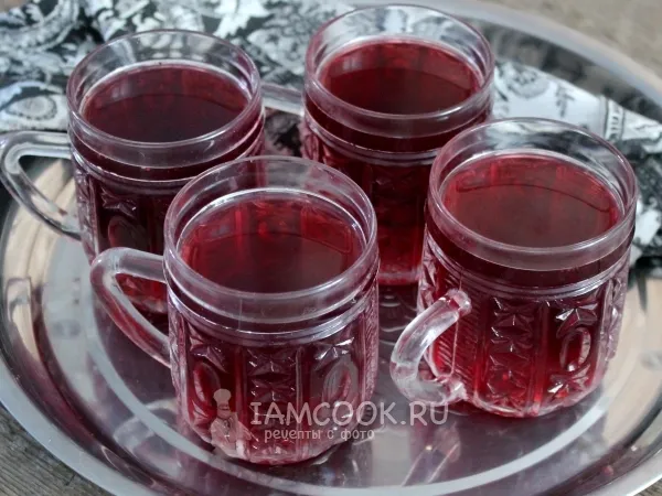 Фото блюда: Компот из черноплодной рябины и брусники