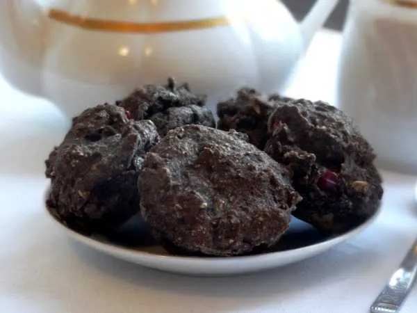 Фото блюда: Льняные кексы с клюквой