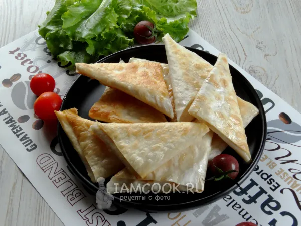 Фото готового блюда: Лаваш с рикоттой