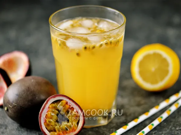 Фото блюда: Лимонад с маракуйей
