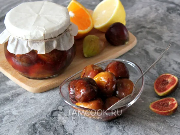 Фото блюда: Варенье из инжира с лимоном и апельсином