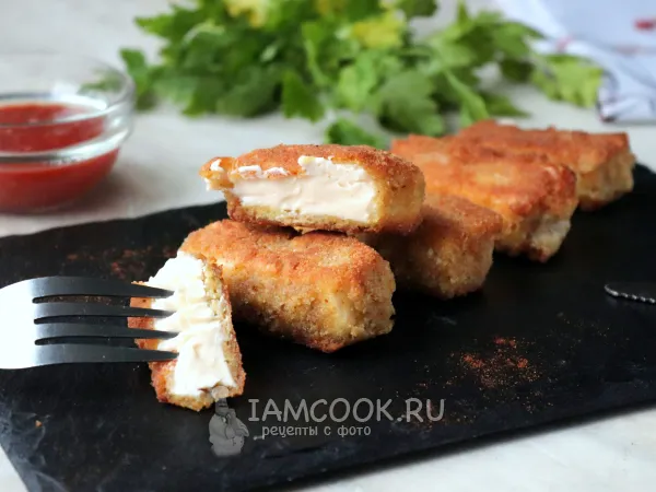 Фото блюда: Жареный плавленый сыр