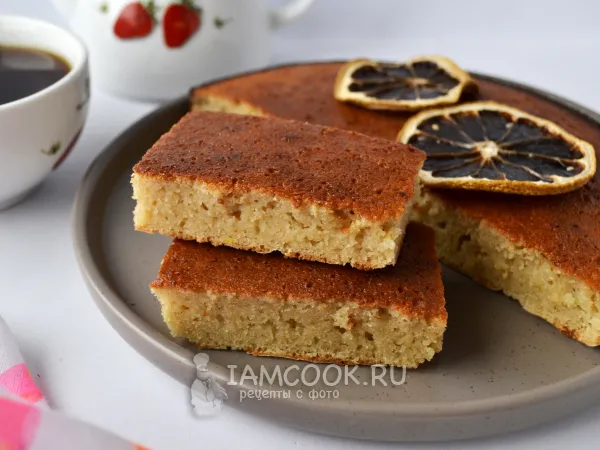 Фото блюда: Манник на йогурте без муки