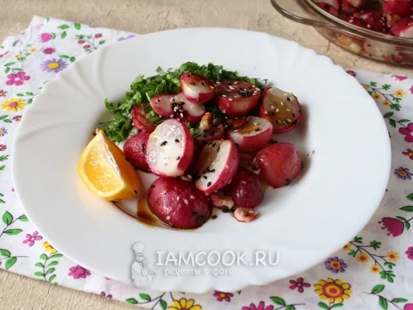 Фото готового блюда: Запеченная редиска