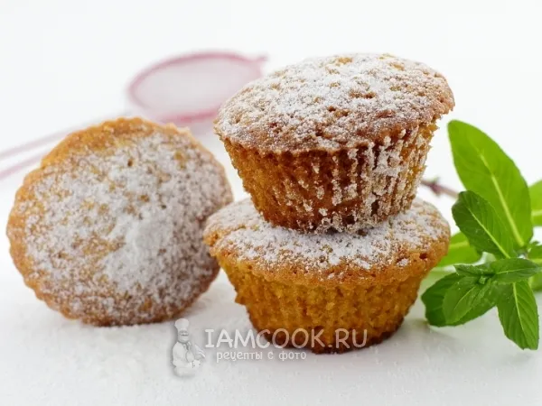 Фото готового блюда: Маффины ванильные
