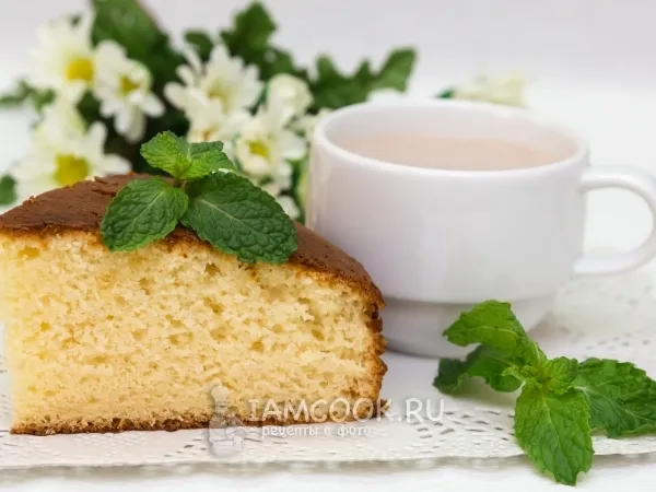 Фото блюда: Бисквит на сгущенном молоке