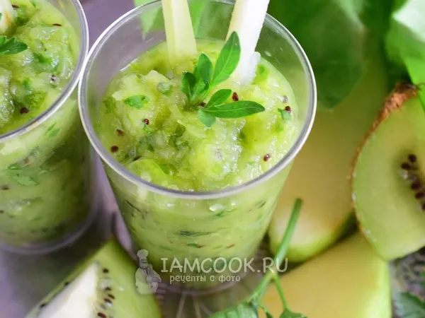 Фото блюда: Смузи из сельдерея, яблока и киви