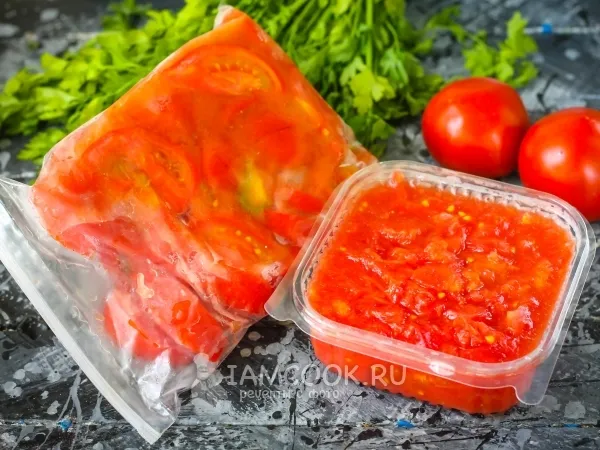 Фото блюда: Заморозка помидоров на зиму