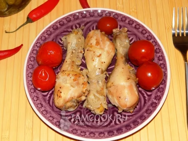 Фото блюда: Куриные голени на пару