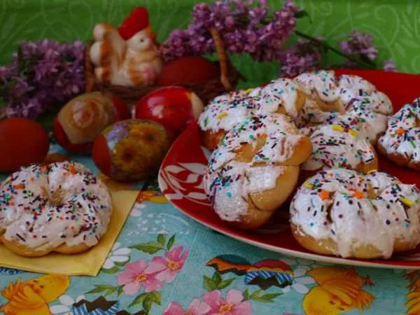 Фото блюда: Сдобные булочки с шафраном