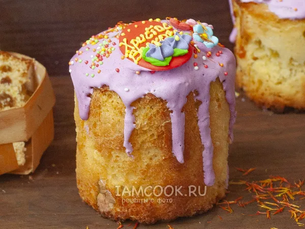 Фото блюда: Кулич с шафраном