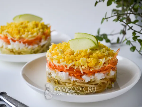 Фото блюда: Лёгкий «Французский» салат