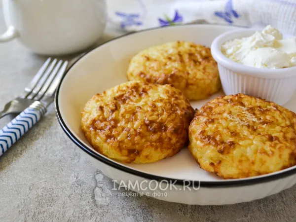 Фото блюда: Рисовые биточки в духовке