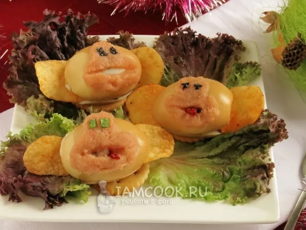 Фото готового блюда: Закуска «Обезьяна»