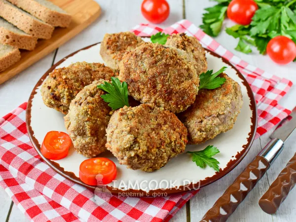 Фото готового блюда: Котлеты из косули