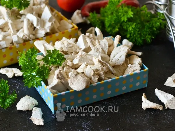 Фото блюда: Сушеные дождевики