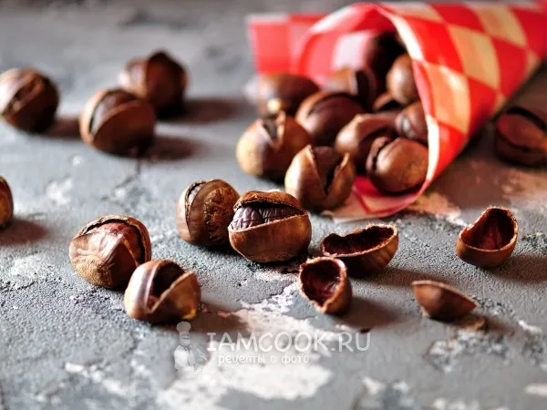 Фото блюда: Каштаны, запеченные в духовке