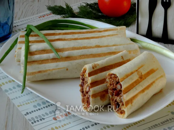 Фото блюда: Острое буррито