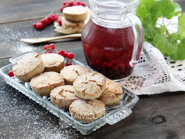 Фото готового блюда: Рассыпчатое овсяное печенье