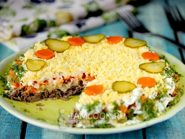 Фото готового блюда: Салат «Печенкин»