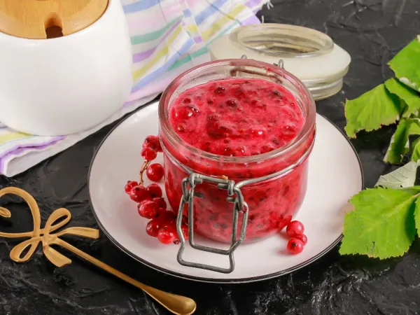 Фото блюда: Джем из красной смородины с желатином на зиму