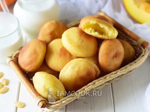 Фото готового блюда: Тыквенные пончики