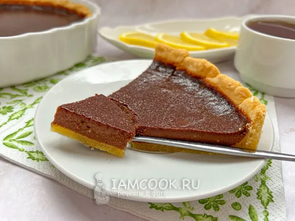 Фото блюда: Шоколадный тарт