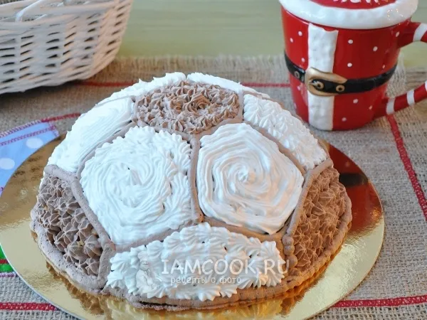 Фото блюда: Торт муравейник «Футбольный мяч»