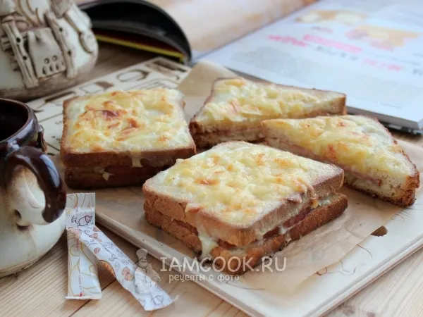 Фото готового блюда: Крок-месье