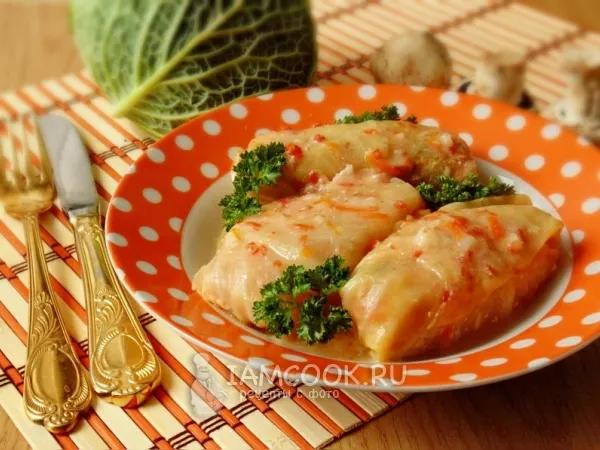 Фото готового блюда: Голубцы овощные