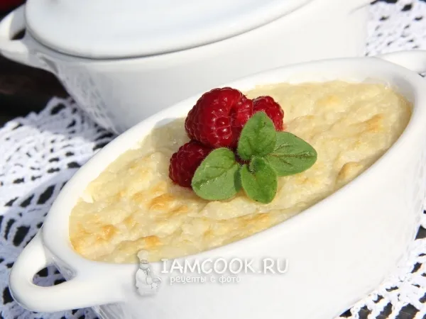 Фото блюда: Запеканка рисовая с яблоком