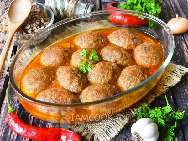 Фото готового блюда: Гречаники в духовке