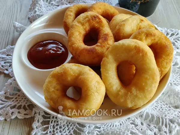 Фото блюда: Картофельные пончики на дрожжах