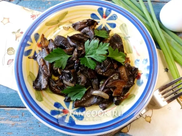 Фото готового блюда: Подберезовики жареные