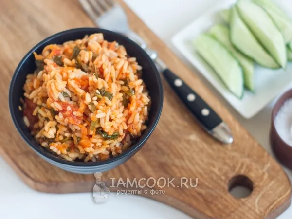 Фото блюда: Томатно-шпинатный пулао