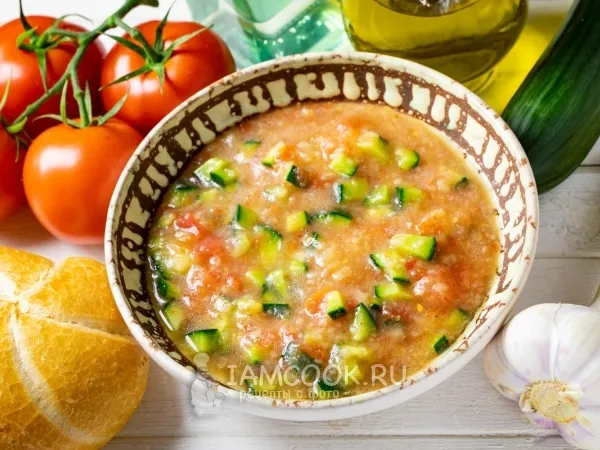 Фото блюда: Гаспачо с картошкой