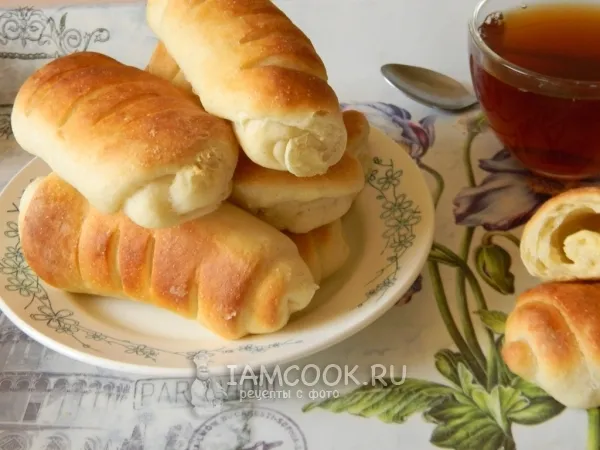 Фото готового блюда: Булочки с плавленным сыром