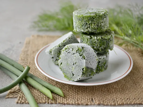 Фото блюда: Чесночные стрелки с укропом