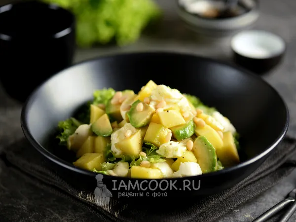 Фото блюда: Салат с манго и авокадо