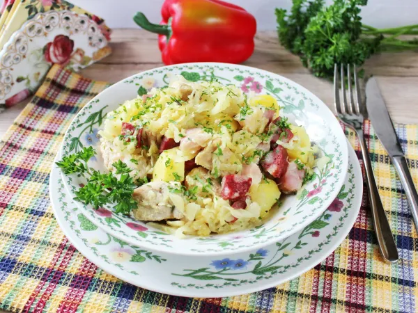 Фото готового блюда: Шукрут из свежей капусты