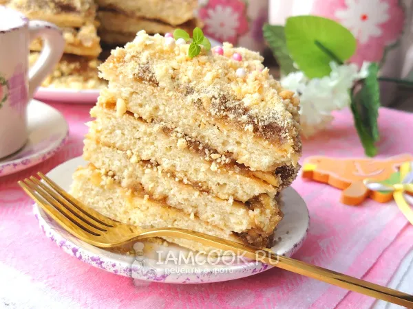 Фото блюда: Торт с яблочным повидлом