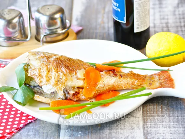 Фото блюда: Морской окунь в фольге в духовке