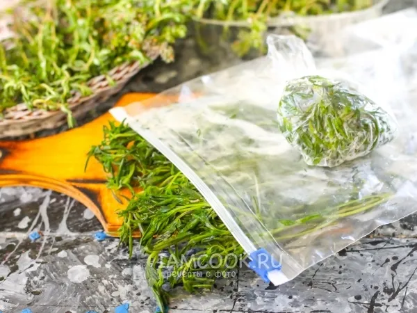 Фото блюда: Заморозка тимьяна