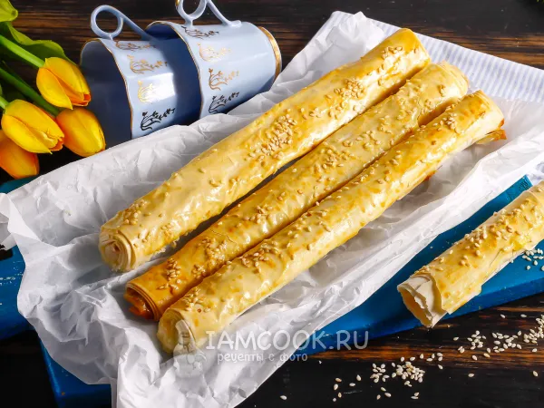 Фото готового блюда: Роллини с творогом