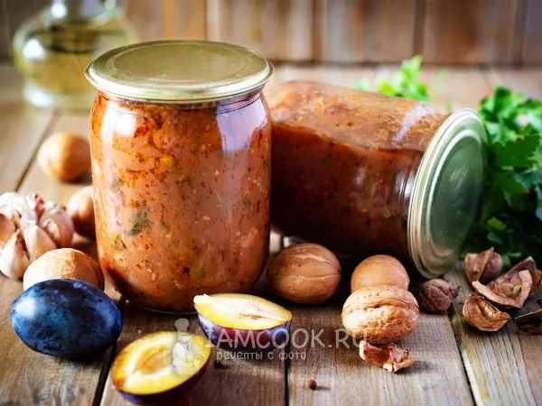 Фото блюда: Суп харчо на зиму в банках