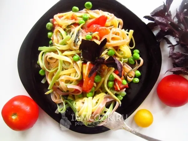 Фото блюда: Паста с овощами