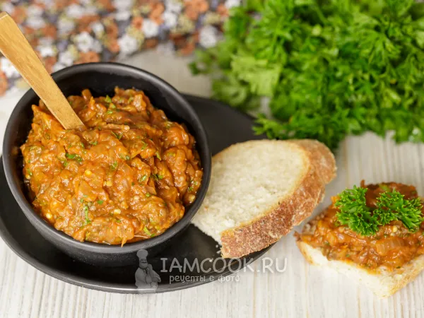 Фото готового блюда: Намазка (паста) из баклажанов