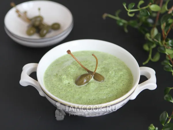Фото блюда: Пюре из брокколи с сыром