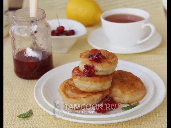 Фото готового блюда: Оладьи на ряженке без яиц